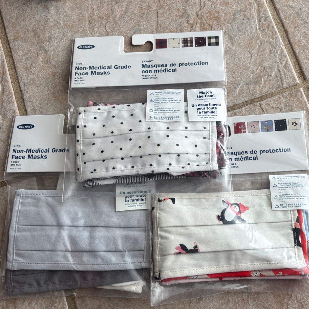 Old Navy Kid’s Face Masks Multi-Pack